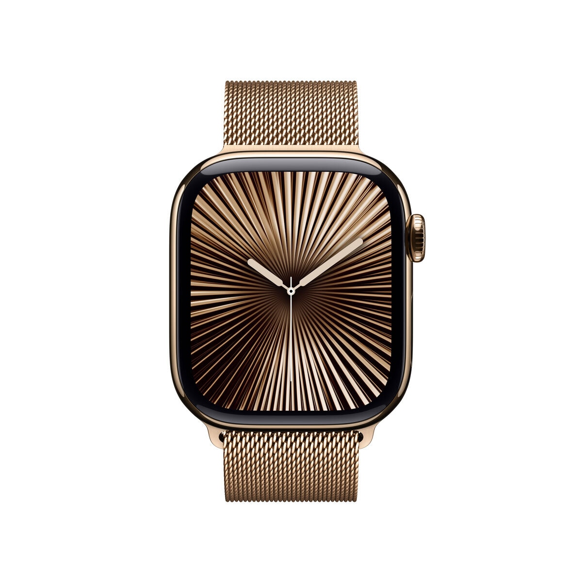 Buy Apple Watch Series 10 + Cellular, 46mm Gold Titanium Case with Gold Milanese Loop M/L, MX003QA/A at costco.co.uk