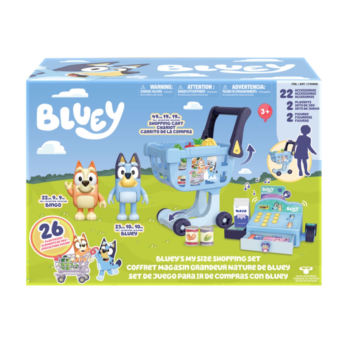 Bluey My Size Shopping Set Box Image