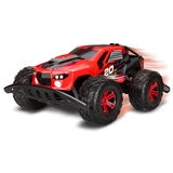 Monster truck car from front on white background