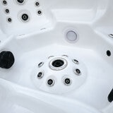 Miami Spas Palma V2 86-Jet 6 Person Hot Tub in Sterling Silver - Delivered and Installed