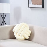 Dream On Knot Pillow 28cm in Ivory