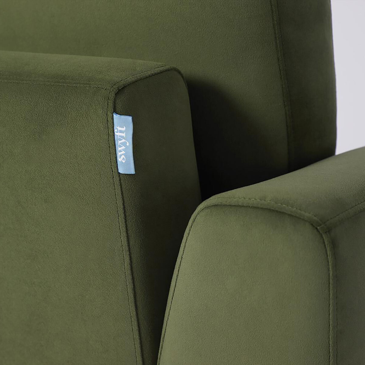 Swyft Model 05 Green Velvet 3 Seater Sofa