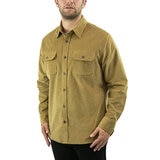 Jachs Men's Cord Shirt In Tan, Large