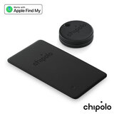 Chipolo ONE Spot Bundle, 2 x ONE Spot & 1 x Card with Find My in Black at costco.co.uk