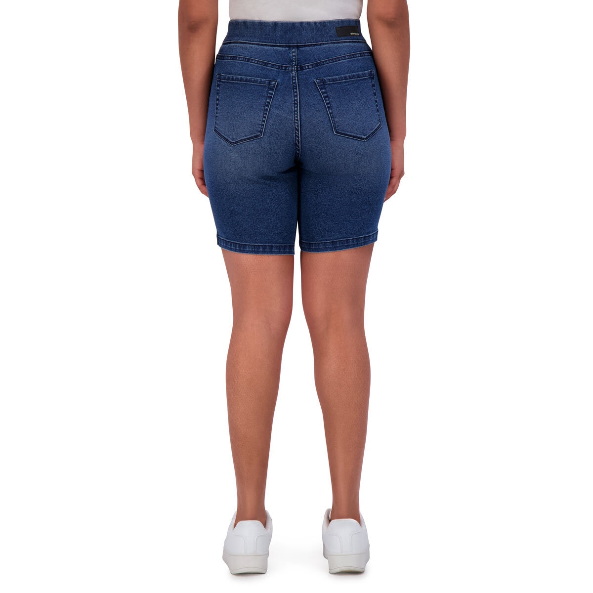 DKNY Ladies Pull On Short in Blue