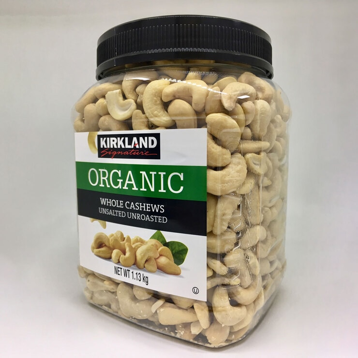 Kirkland Signature Organic Cashews 113kg Costco Uk