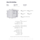 Green Retreats Self Build Garden Room 2.4m x 2.4m