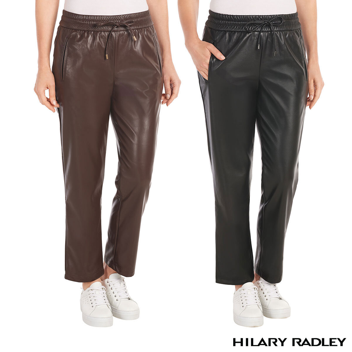 Hilary Radley Faux Leather Pant in 2 Colours & 4 Sizes