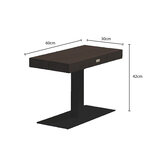 Line drawing of table