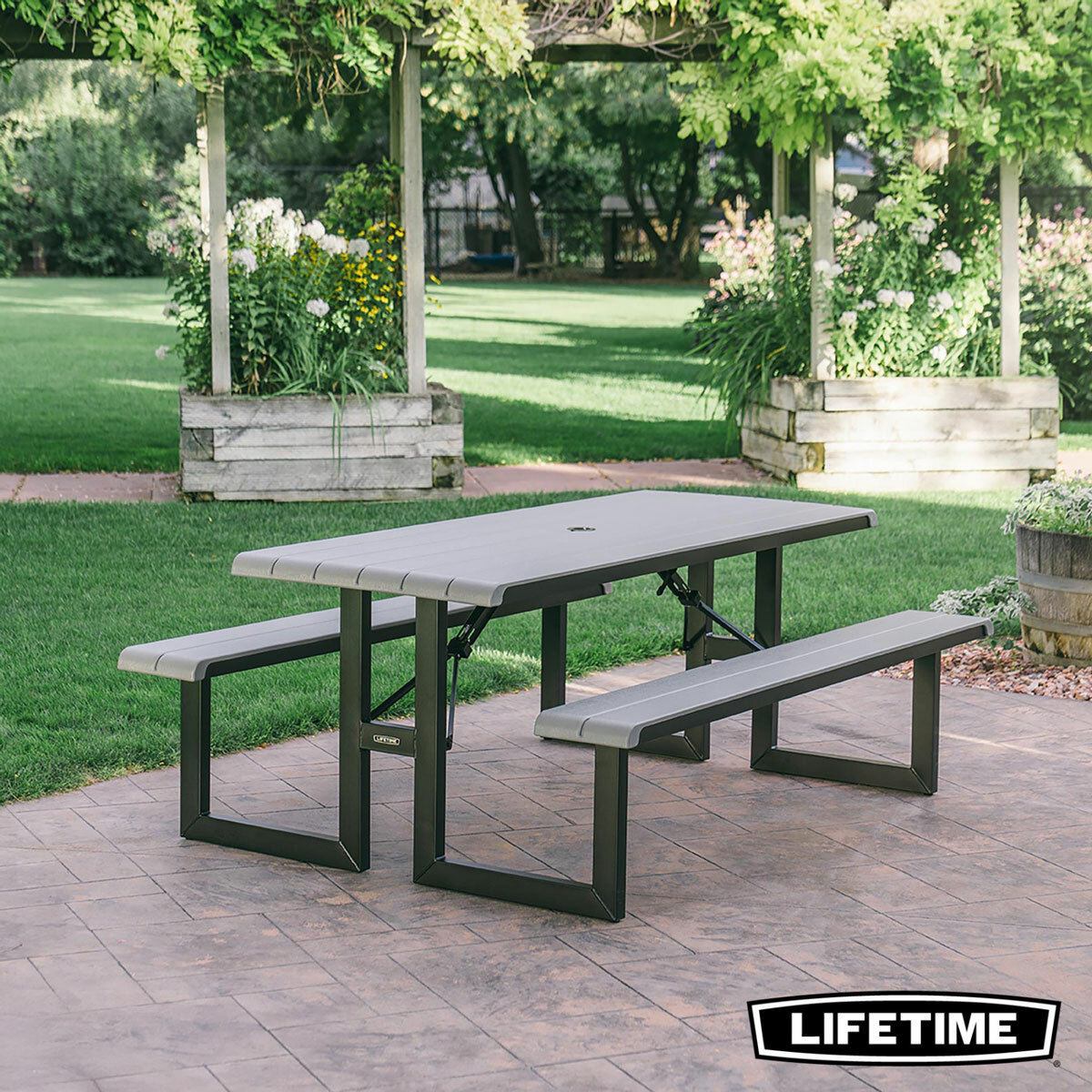 Lifetime Folding Picnic Table - Model 60481 Lifetime Folding Picnic Table - Model 60481