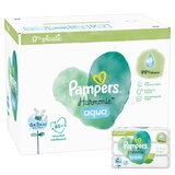 Pampers Harmonie Aqua Plastic Free Baby Wipes, 18 x 48 Pack