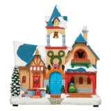 Disney 13 Piece Christmas Village with Lights and Sounds