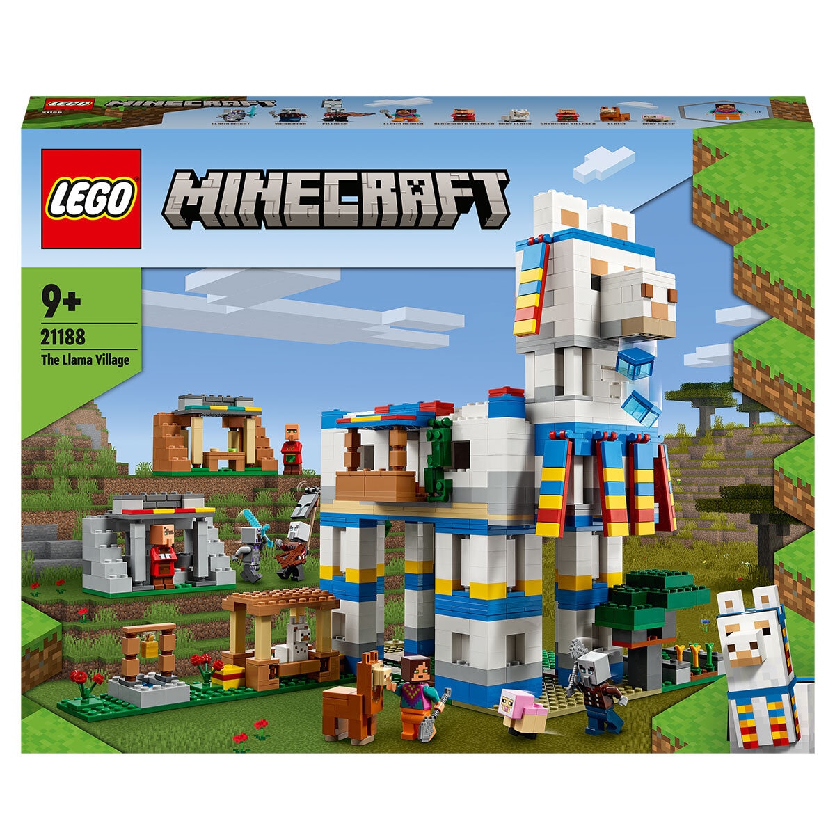 Buy LEGO Minecraft The Llama Village Box Image at Costco.co.uk