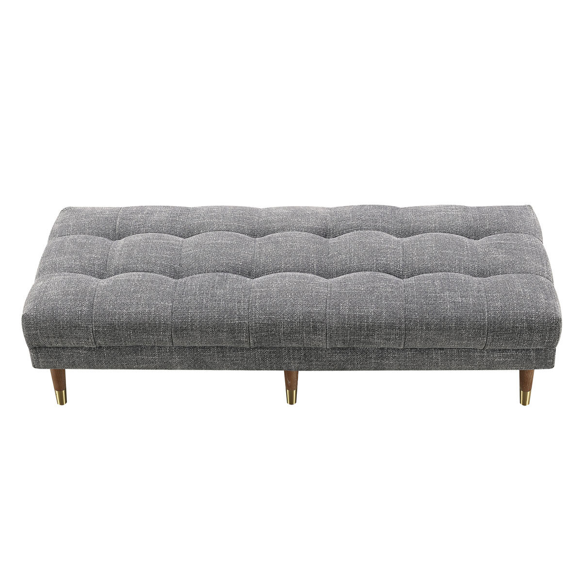 Isla Fabric Ottoman Grey