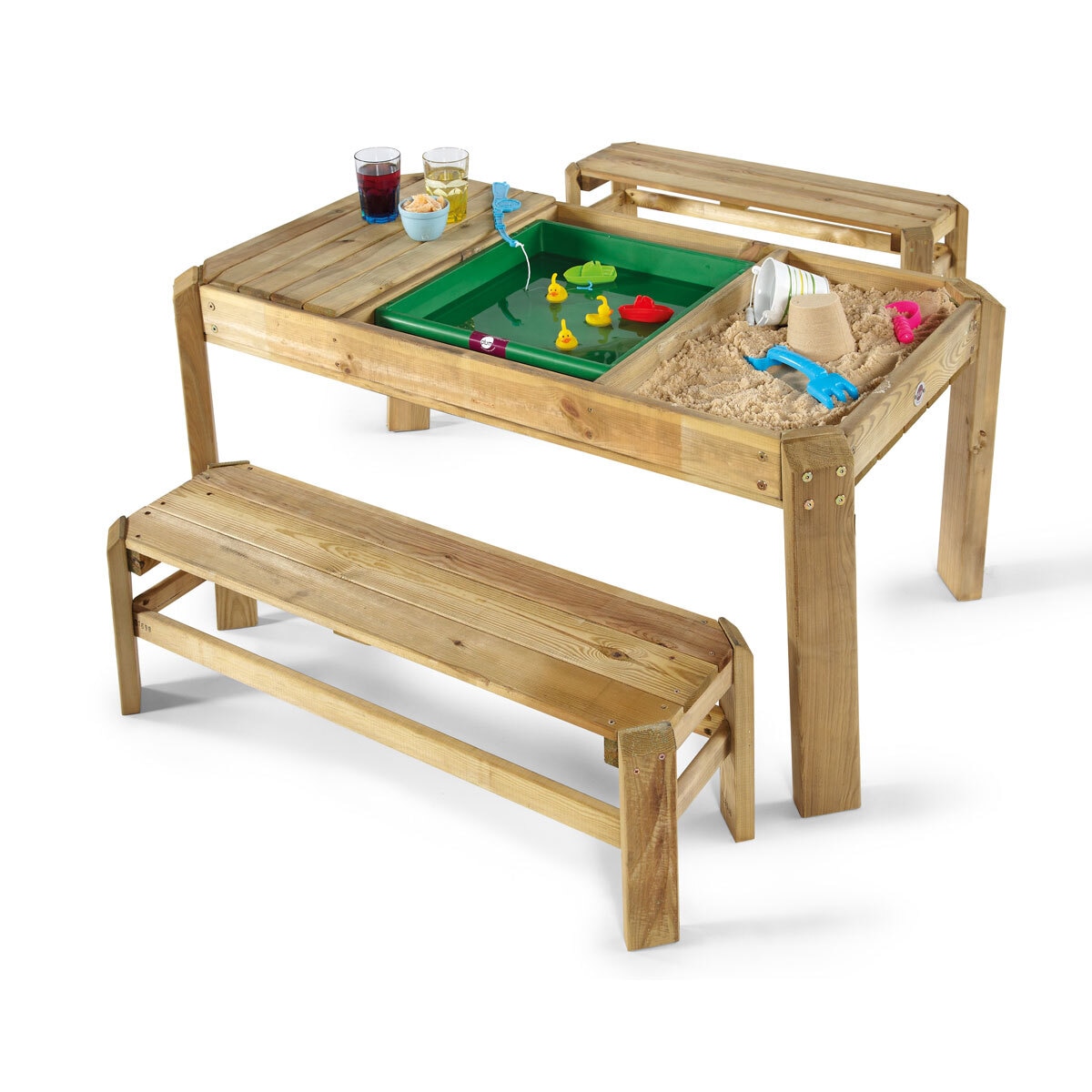 Plum Wooden Activity Table and Benches (3+ Years)