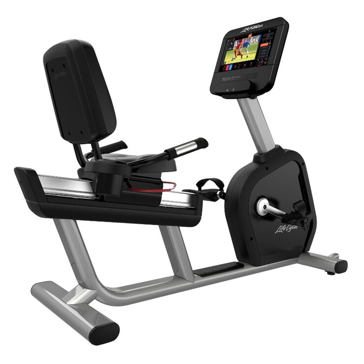 Installed Life Fitness Commercial Grade Intensity Recumbent Bike with ...