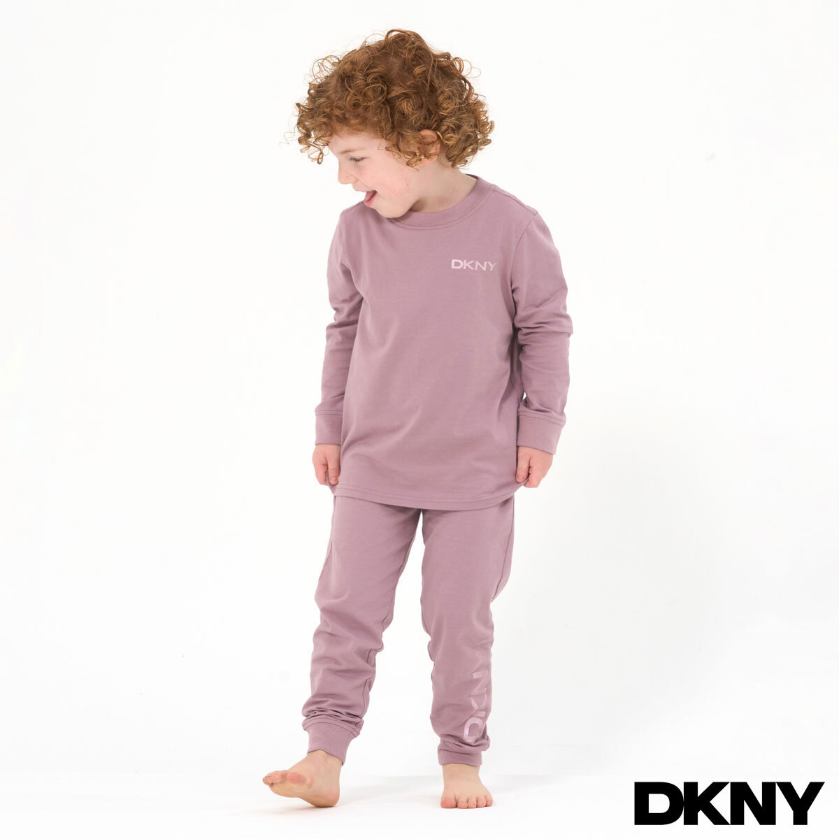 DKNY Kids Pyjama 2 Piece Set in Purple