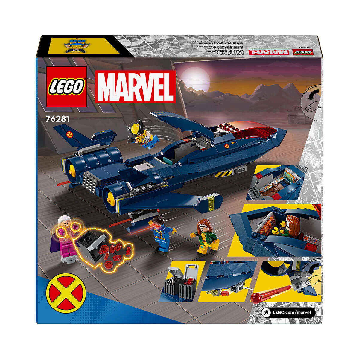 Buy LEGO Marvel X-Men X-Jet Box Image at Costco.co.uk