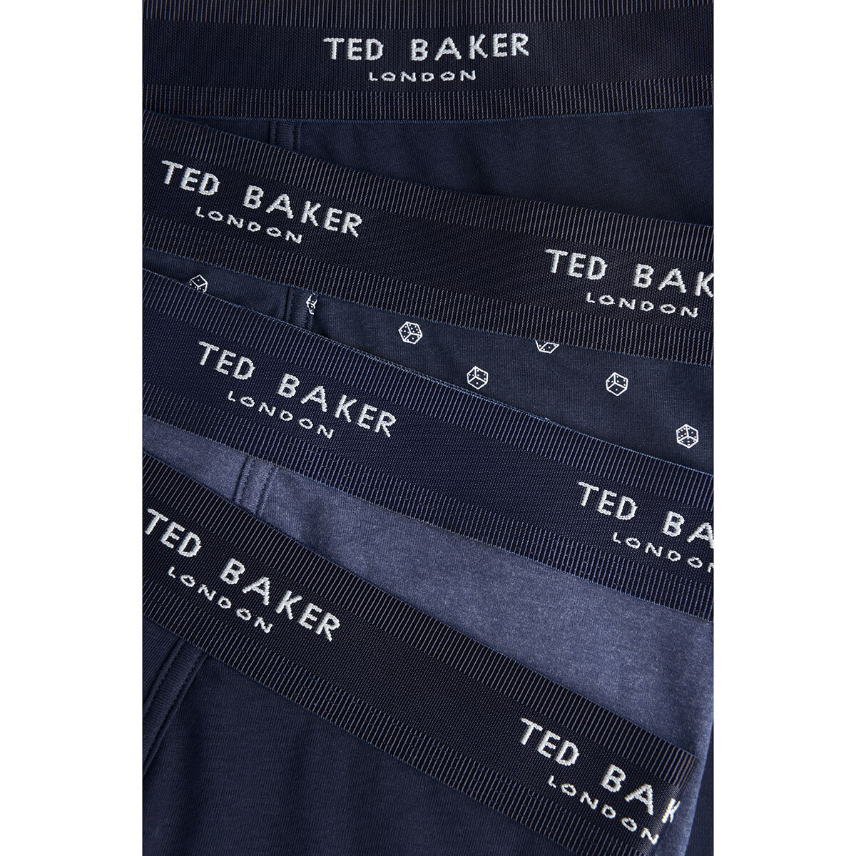 Ted Baker Men's Boxer Shorts, 4 Pack in Navy, Extra Large