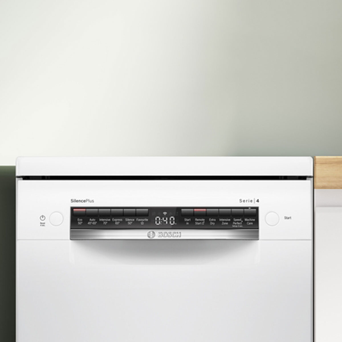 Bosch SPS4HMW49G Series 4 Slimline Freestanding 10 Place Setting Dishwasher, E Rated in White