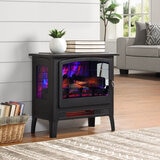 Bayside Furnishings Electric Stove in Black, 1.5kW