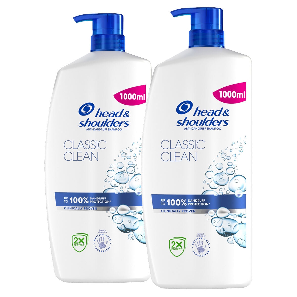 Head and Shoulders Classic Clean, 2 x 1L