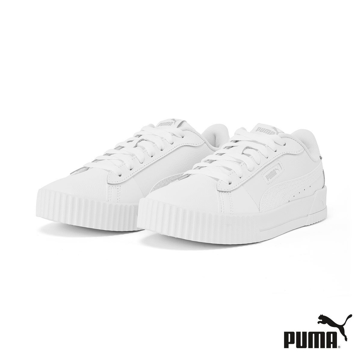 Puma Ladies C Crew Court Trainer in White 12 Sizes