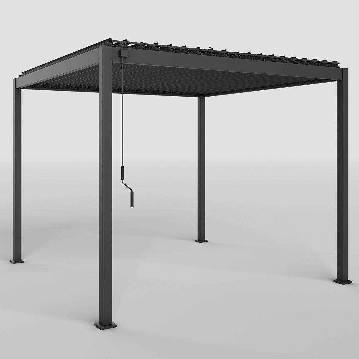 Mirador 10ft x 10ft (3 x 3m) Louvered Aluminium Pergola