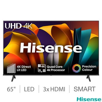 Hisense 65A6NTUK 65 Inch LED Freely Smart TV