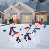 Buy 4pc Snowman Family Lifestyle Image at costco.co.uk