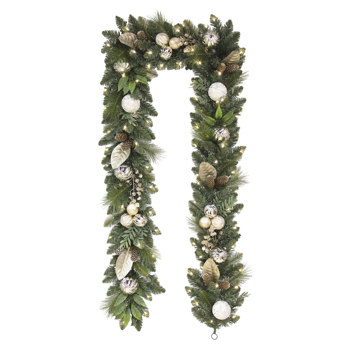 Buy 9ft Decorated Garland Gold Item Image at costco.co.uk