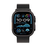 Apple Watch Ultra 2 GPS + Cellular, 49mm Titanium Case with Black Titanium Milanese - Medium, MX5U3QA/A