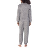 Jane & Bleecker Plush Lounge Set in Grey