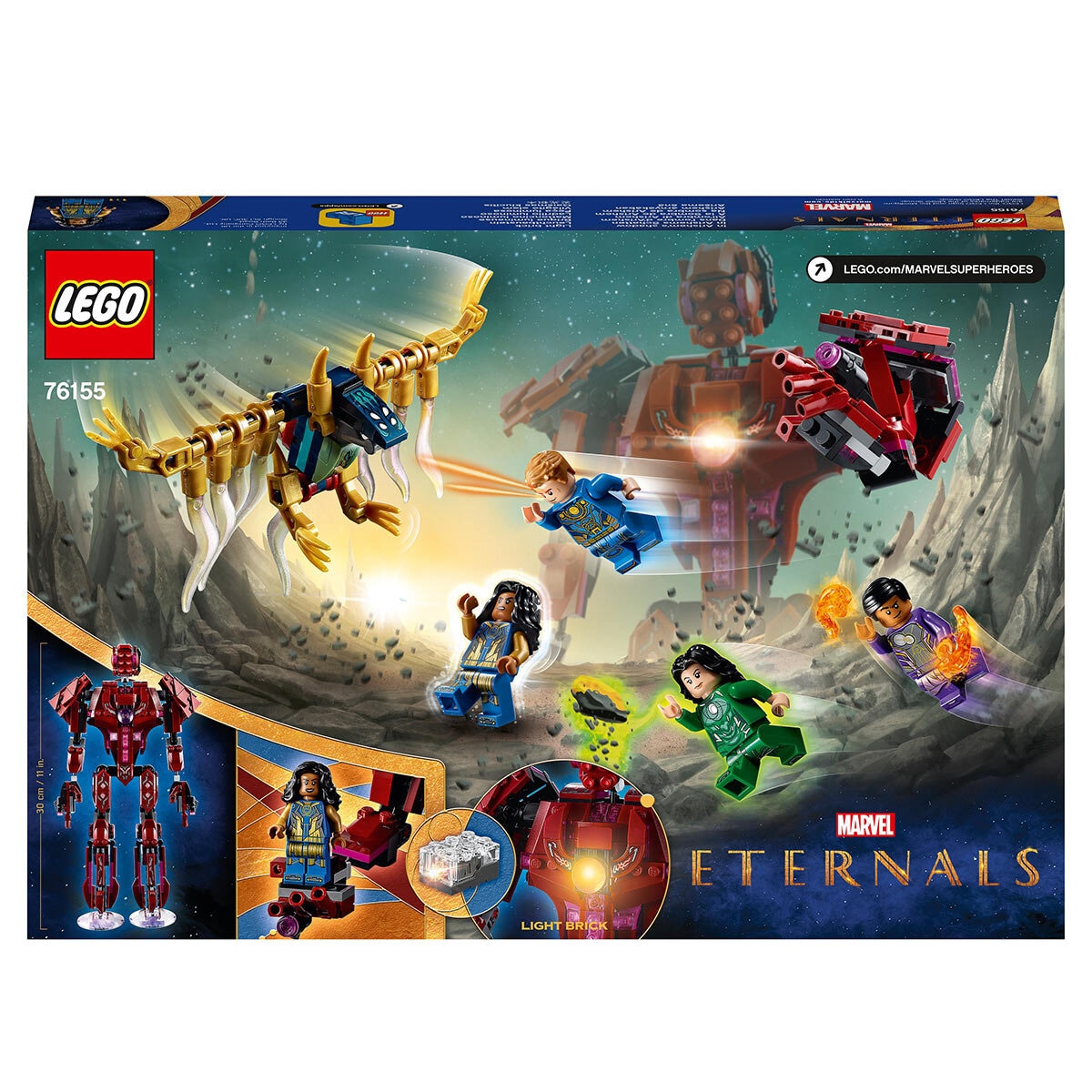 Buy LEGO Super Heroes In Arishem's Shadow Back of Box Image at Costco.co.uk