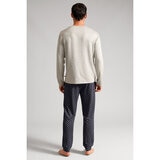 Ted Baker Mens Long Sleeve Lounge Set in Grey, Size Extra Extra Large