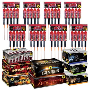 Black Cat Greatest Show Firework Display Kit