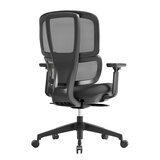 DAMS ELISE BLACK MESH BACK OPERATOR CHAIR WITH HEADREST AND BLACK MESH SEAT