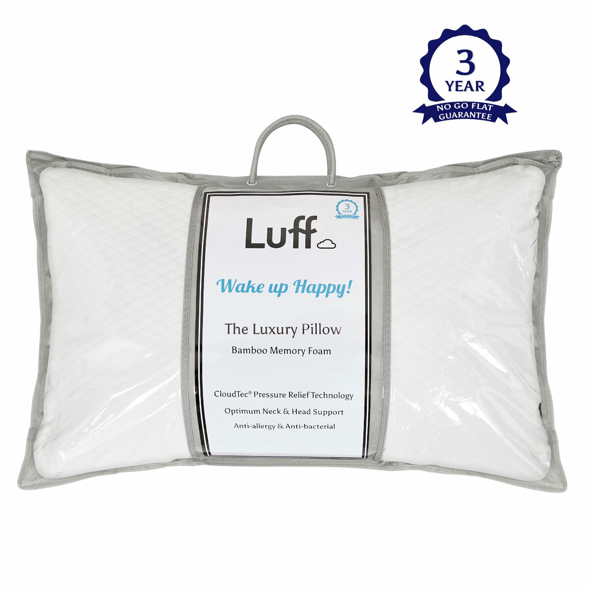 Luff Luxury Bamboo Memory Foam Pillow 1 Luff Luxury Bamboo Memory Foam Pillow 1