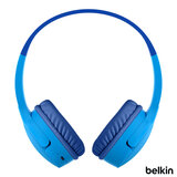 Belkin Soundform Mini Wireless On-Ear Headphones for Kids with Travel Case in Blue