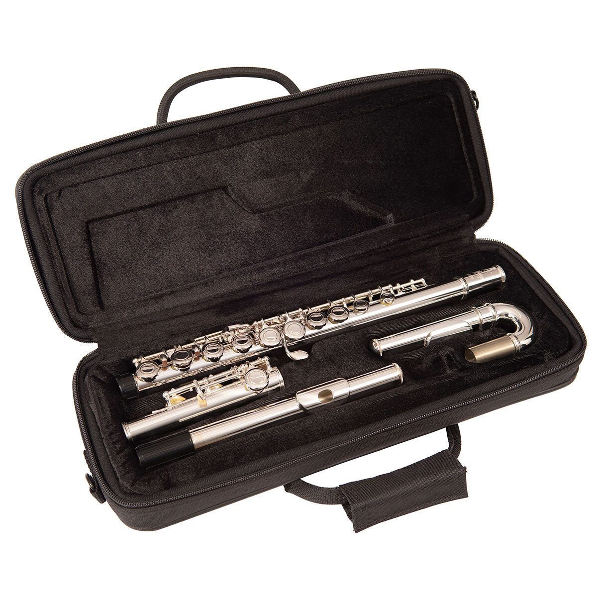 Flute with case