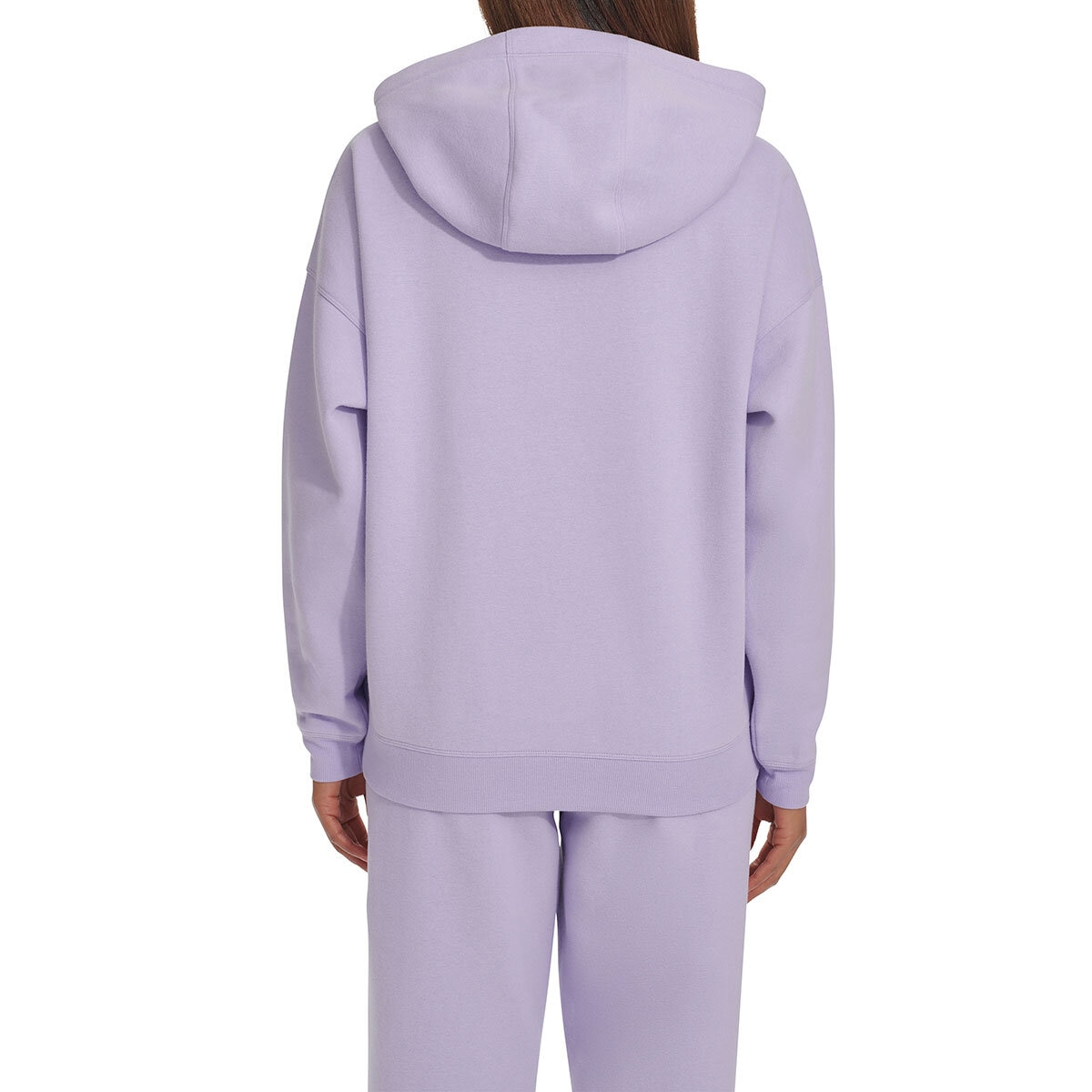 DKNY Sport Fleece Hoodie in Lilac