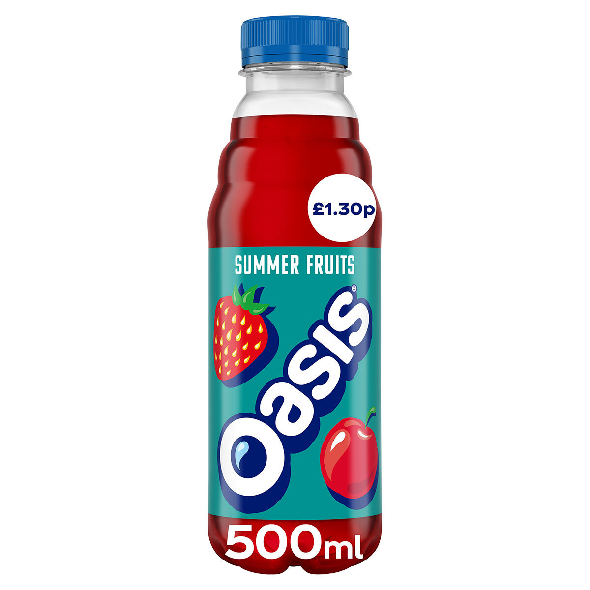 Oasis Summer Fruits PMP £1.30, 12 x 500ml