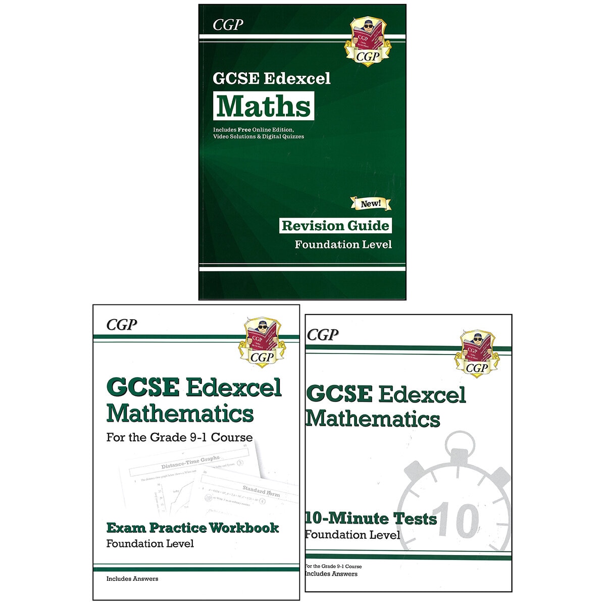 CGP GCSE x3 Books in 5 Options