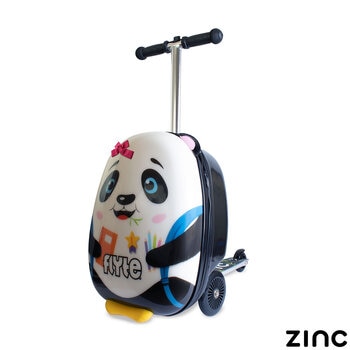 Zinc Flyte Midi 18" Scooter Suitcase, Penny the Panda