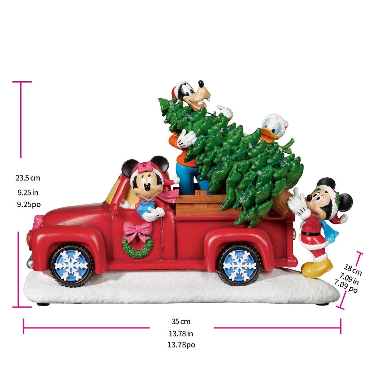 Buy 9" Disney Holiday Truck Dimensions at costco.co.uk