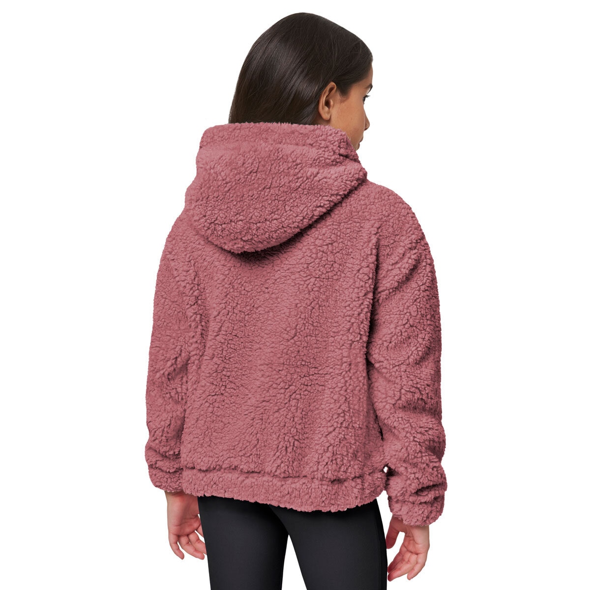 Mondetta Youth 1/2 Zip Pullover in Pink