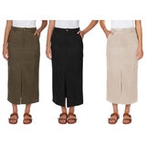 Wellworn Ladies Cargo Maxi Skirt