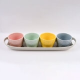 Bico Stoneware Bowl Set, 5 Piece