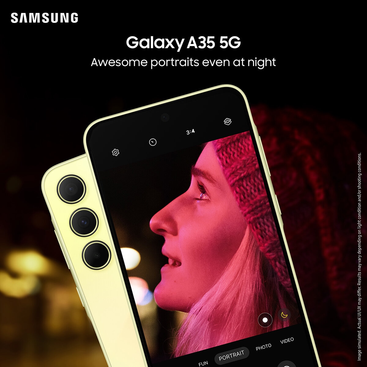 Buy Samsung Galaxy A35, 128GB Sim Free Mobile Phone in Awesome Lemon, SM-A356BZYBEUB at costco.co.uk