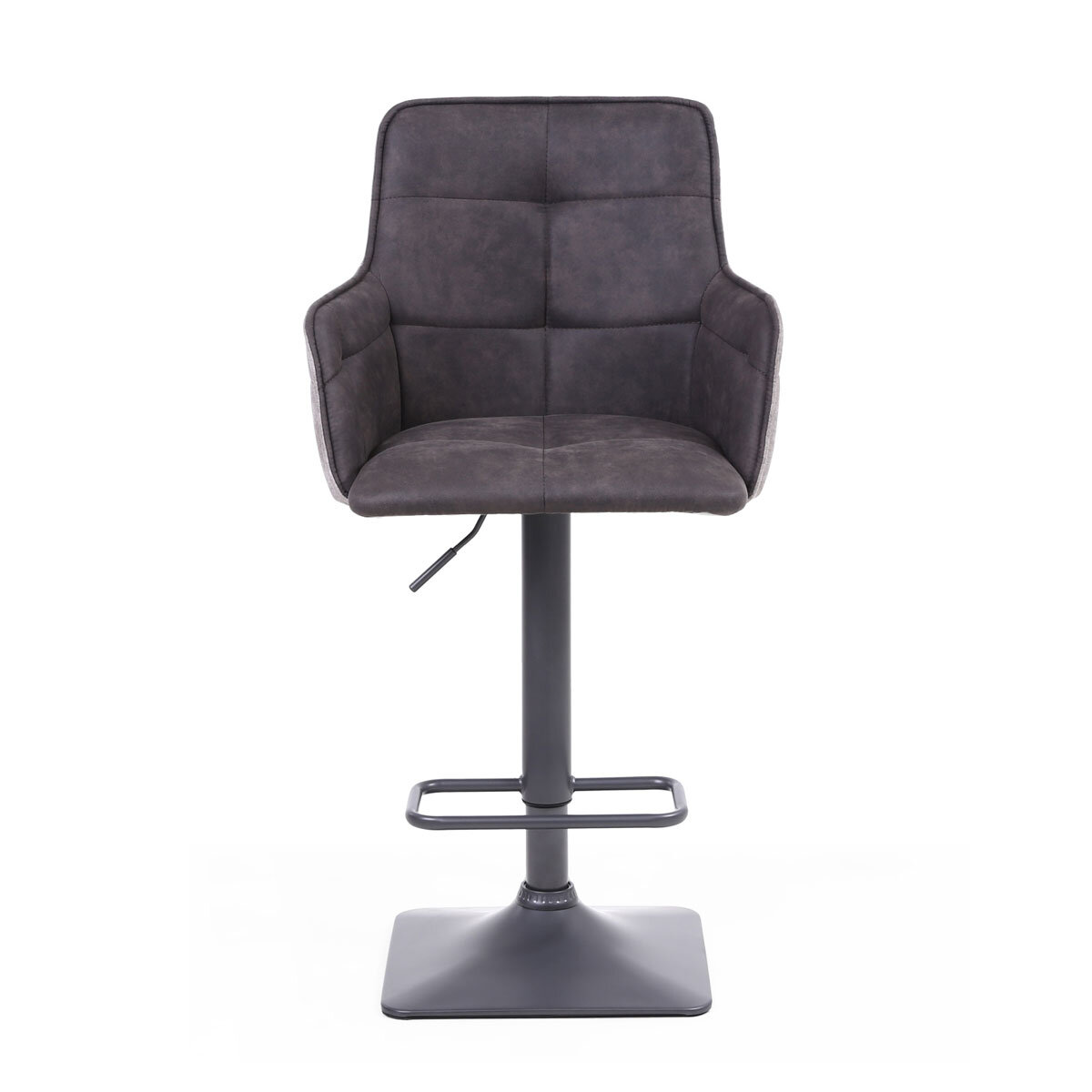 Orion Dark Grey Fabric Bar Stool 2 pack